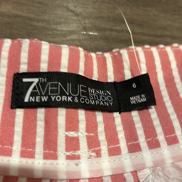 NWOT 7th Avenue NY &Co. Striped Wide Leg Pant - Picture 8 of 8